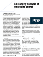 Power Systems Using Energy Functions: Modal-Based Stability Analysis of