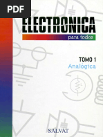 Electrónica para Todos - Tomo 1. Analógica - SALVAT PDF