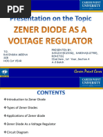 Zener Diode As A Voltage Regulator