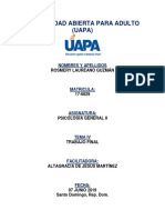 Psicologia General 2 Tarea 4 Trabajo Final