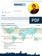 CV Senior Processing Geophysicist