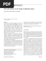 Life Cycle Analysis On The Design of Induction Motors by Marcel Torrent (Paper-2011)