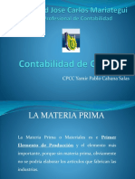 La Materia Prima, Registro y Control