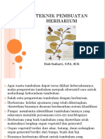 Teknik Pembuatan Herbarium