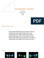 Presentation On Time Based Media