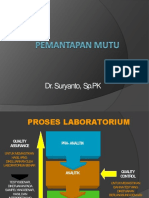 Pemantapan Mutu DR Suryanto