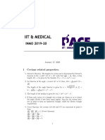 Geometry Revision Properties For INMO - 2018