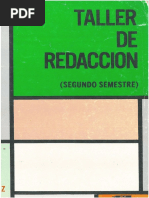 Taller de Redacción - Segundo Semestre PDF