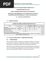 2 (Dividido) Sistema de Utilización en Media Tensión 22.9kV (Operación Inicial 10kV) para Dotar de Energía Eléctrica A La CISTERNA PROYECTADA CP-01-96-121