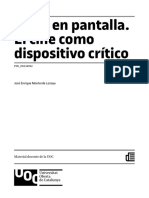 El Cine Como Dispositivo Critico