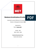 Business Growth Plan of Credence Global