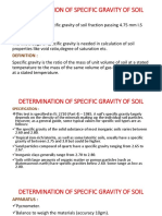 Specific Gravity of Soil