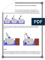 Theories and Factors Affecting Trim and Stability