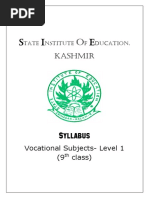 Syllabus Vocational