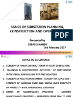 Basics of Substation Planning, Construction and Operations