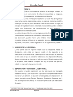 Aplicacion de La Ley Penal en El Tiempo y Persona INFORME FINAL