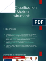 The 5 Classification of Musical Instrument