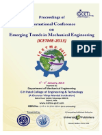 Emerging Trends in Mechanical Engineering