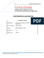 Electronic-1 Lab Manual