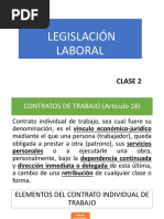 LEGISLACIÓN LABORAL Clase 2 PDF