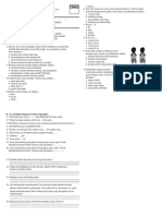 Soal Latihan PTS Kelas 3 Tema 3 Subtema 2 Semester 1