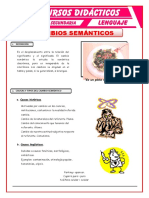 Cambios Semánticos para Cuarto de Secundaria