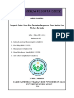 LKS 2 Pengaruh Sudut Sinar Bias Terhadap Pergeseran Sinar Melalui Dua Medium Berbeda