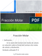 Fraccion Molar