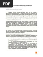 Motivacion y Supuestos Sobre La Naturaleza Humana