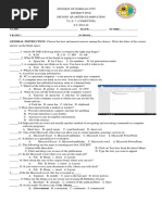 T.L.E. 4TH Quarter Exam..computer 2018-19