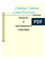 Condition Monitoring of Transformer