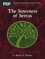 (Walter T. Wilson) The Sentences of Sextus PDF