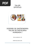 Dossier Pasteleria Avanzada I 2018