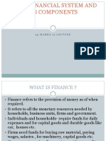 Unit 2 Financial System and Its Componenets