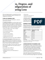 AIS Hearing Loss Types Degree Configuration