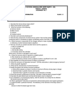 Control and Coordination Revision Worksheet 1