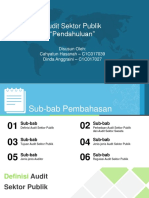 (Kelompok 7) Pendahuluan - Audit Sektor Publik