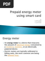 Prepaid Energy Meter Using Smart Card