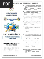 Problemas Propuestos de Relacion de Tiempos y Parentesco Ccesa007