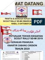 Juknis Panitia & Sangga Kerja Scout Rally Sd-Mi 2019