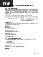 Chapter 2 (Part B - Compound Interest)