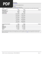 Tube Material Data