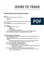 DTT Bollinger Bands Strategy Checklist