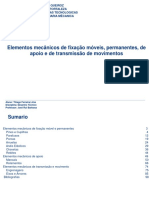 Elementos Mecânicos de Fixação Móveis, Permanentes, de Apoio e de Transmissão