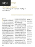 It's A Matter of Attention - The Marketing of Theatres in The Age of Social PDF