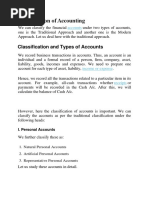 Classification of Accounting