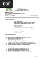 CV OF PROF MADHA SURESH Jan 2020