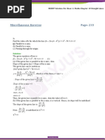 NCERT Solution For Class 11 Maths Chapter 10 Straight Lines Miscellaneous Exercise