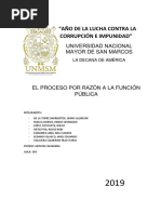 Procesos en Razon de Funcionarios Publicos