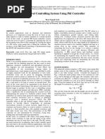 Water Level Controlling System Using Pid Controller